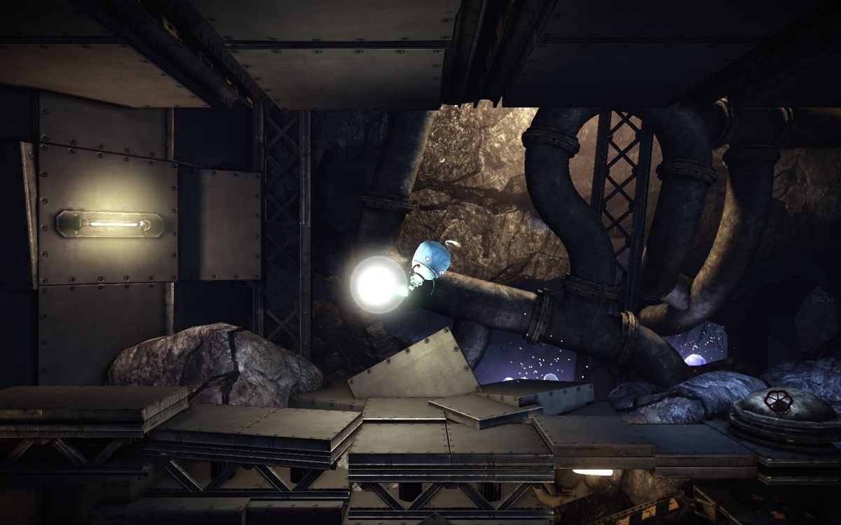 Unmechanical (Windows) screenshot: These orbs are needed to activate various devices