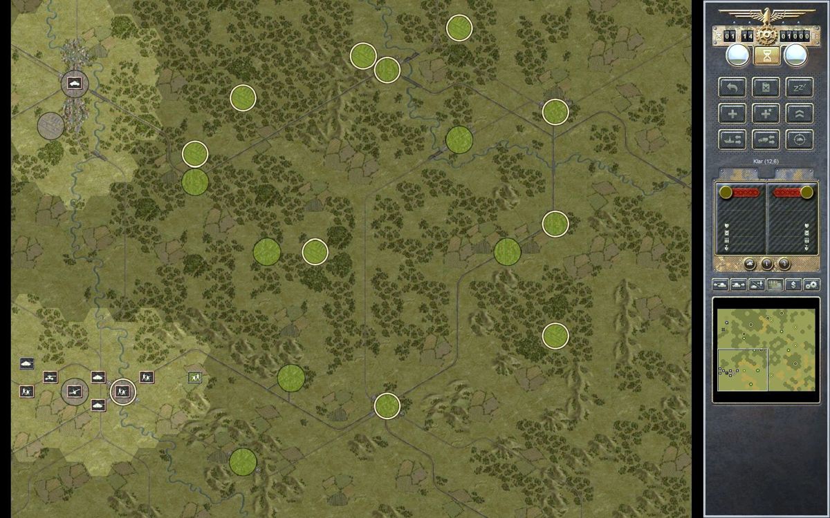Panzer Corps: Grand Campaign '39 (Windows) screenshot: Strategic Map