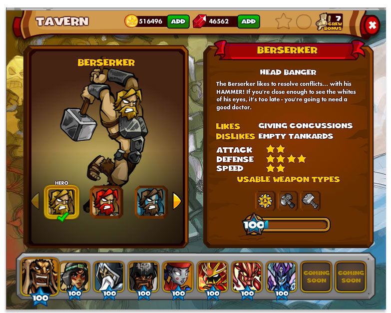 Screenshot of Dungeon Rampage (Browser, 2012) - MobyGames