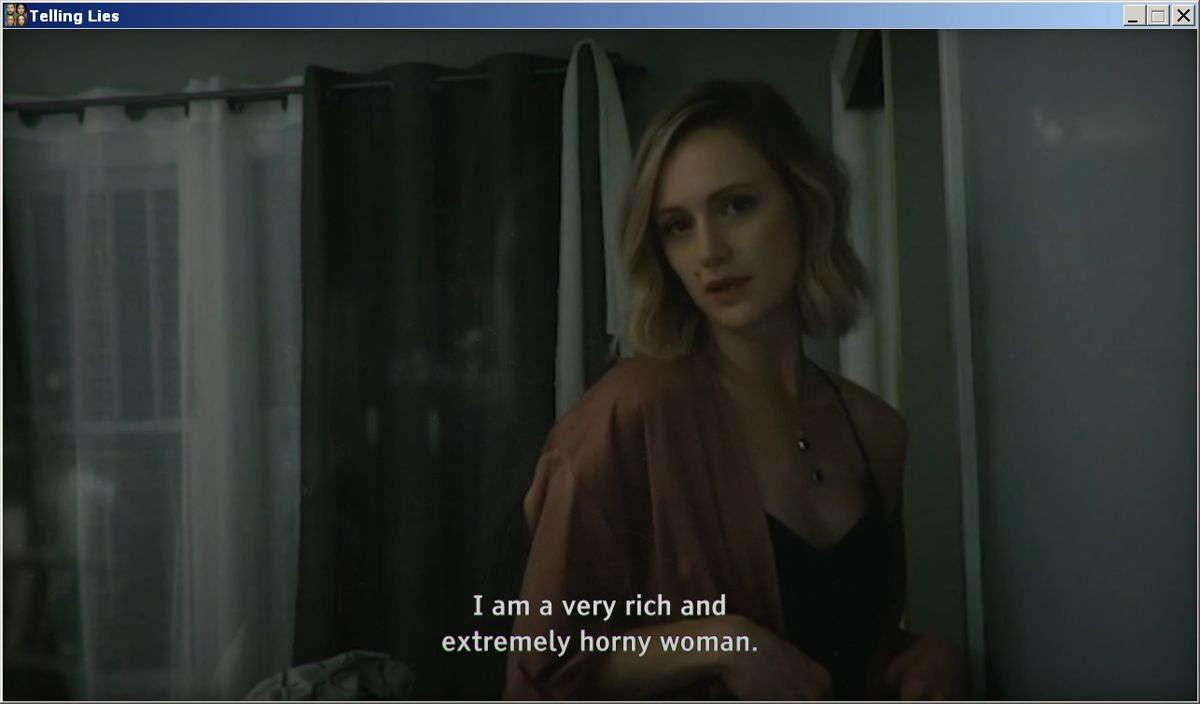 Telling L!es (Windows) screenshot: Emma likes role-playing