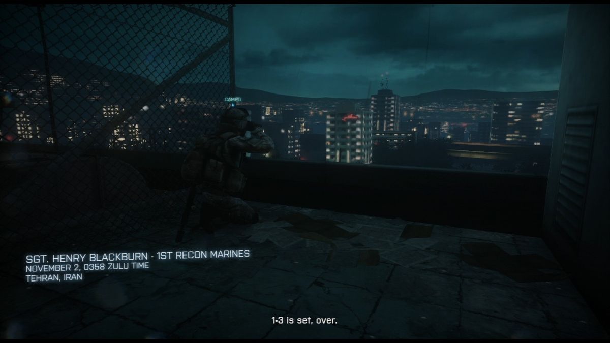 Battlefield 3 (PlayStation 3) screenshot: Sniper team.