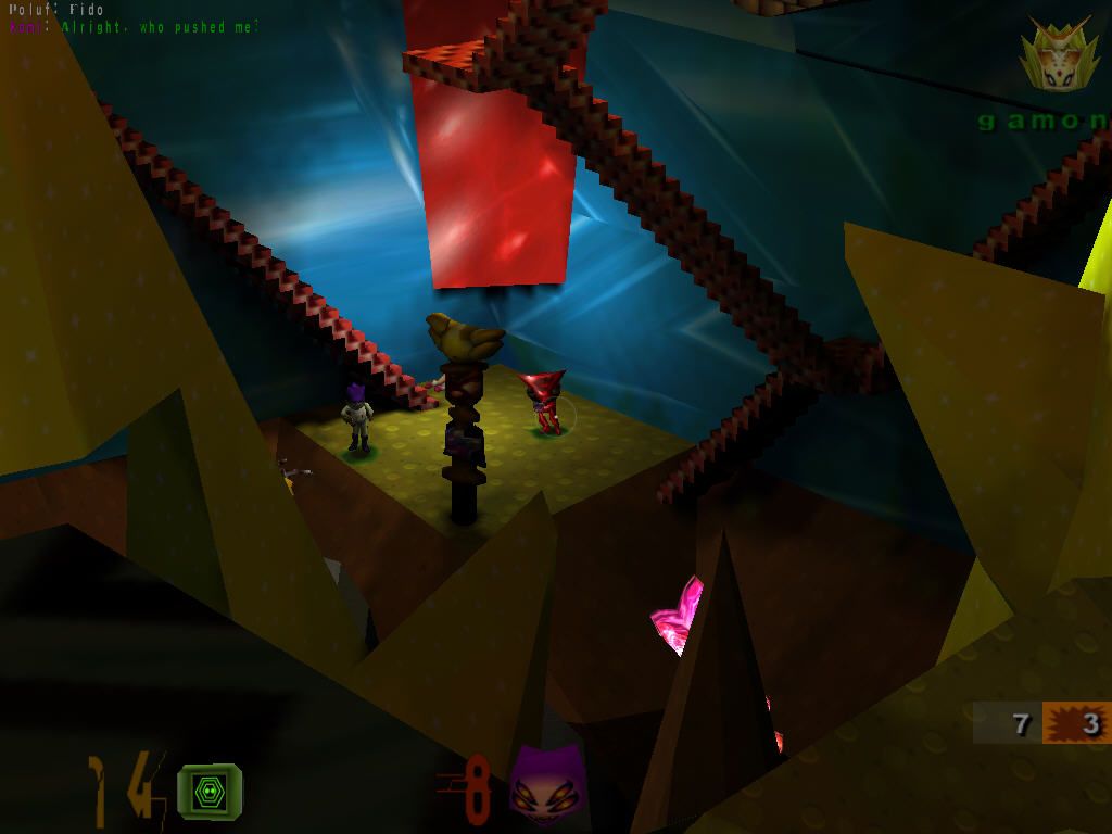 ACid ARena (Windows) screenshot: An opportunity for two frags