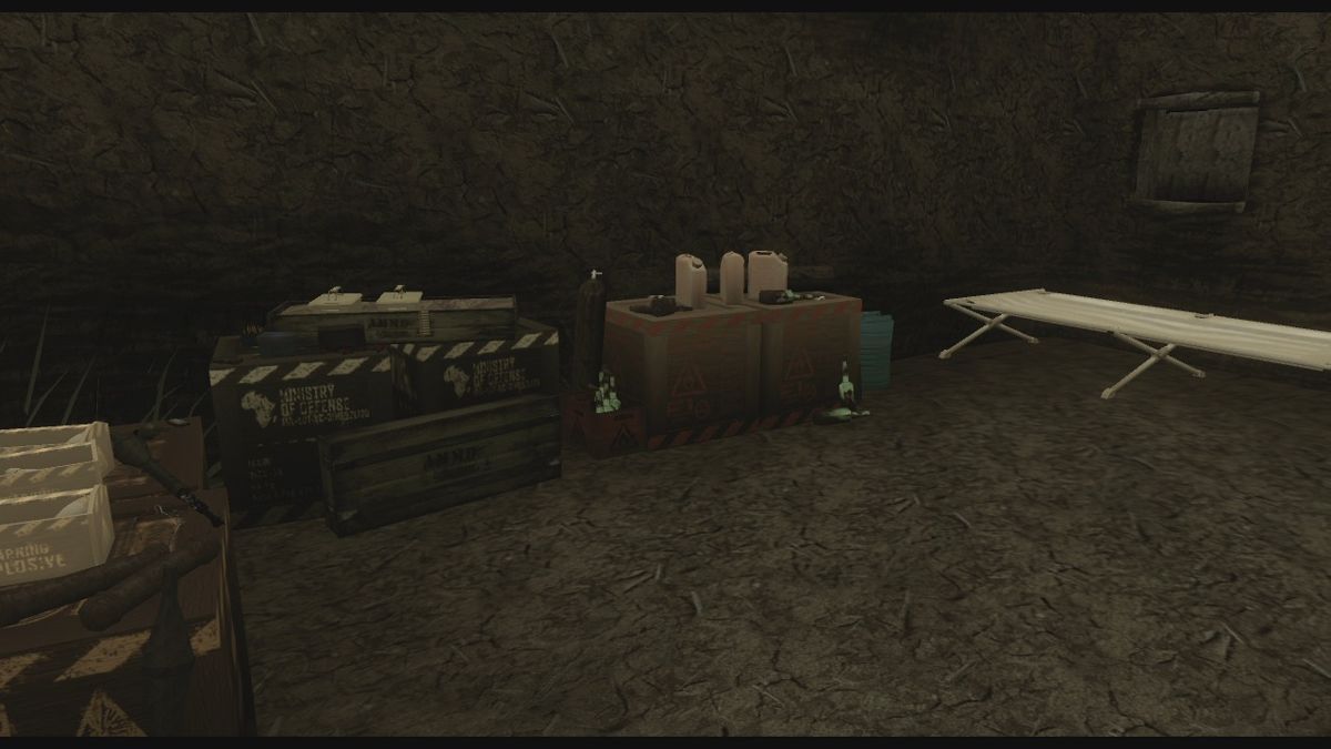 Far Cry 2 (Xbox 360) screenshot: Things you can typically find in every safehouse.