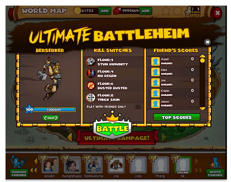 Online Browser Game Reviews: Dungeon Rampage - Online Multiplayer