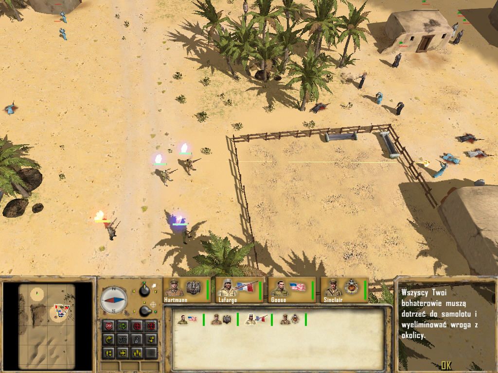 Desert Rats vs. Afrika Korps (Windows) screenshot: Shootout