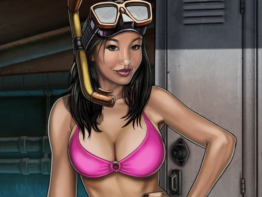 Leisure Suit Larry: Reloaded (Windows) screenshot: New girl, exclusive to this remake - Jasmine