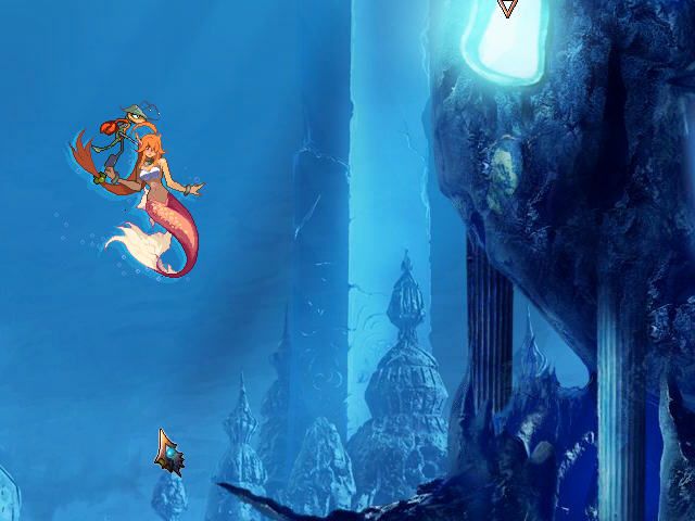 Shengnü zhi Ge: Heroine Anthem - The Elect of Wassernixe (Windows) screenshot: You can swim! Certainly a cool ability