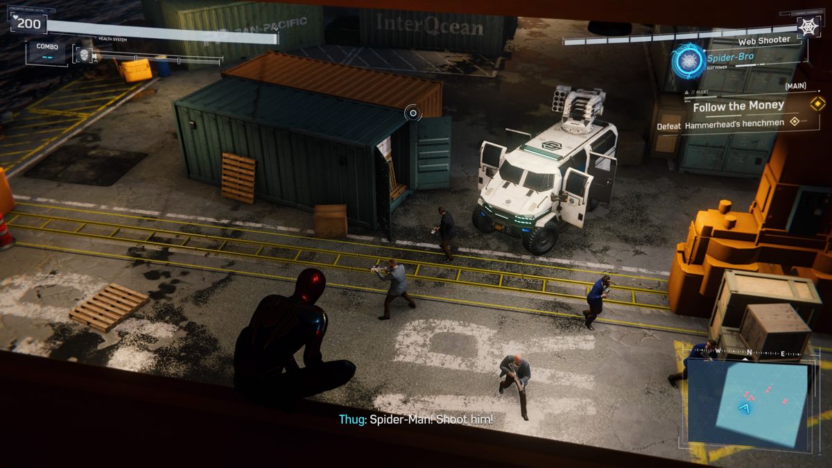Marvel Spider-Man: The City That Never Sleeps - Chapter One: The Heist (PlayStation 4) screenshot: Enemy reinforcements