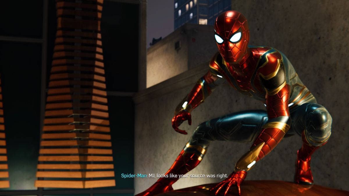 Marvel Spider-Man: The City That Never Sleeps - Chapter One: The Heist (PlayStation 4) screenshot: Arriving at the mission location