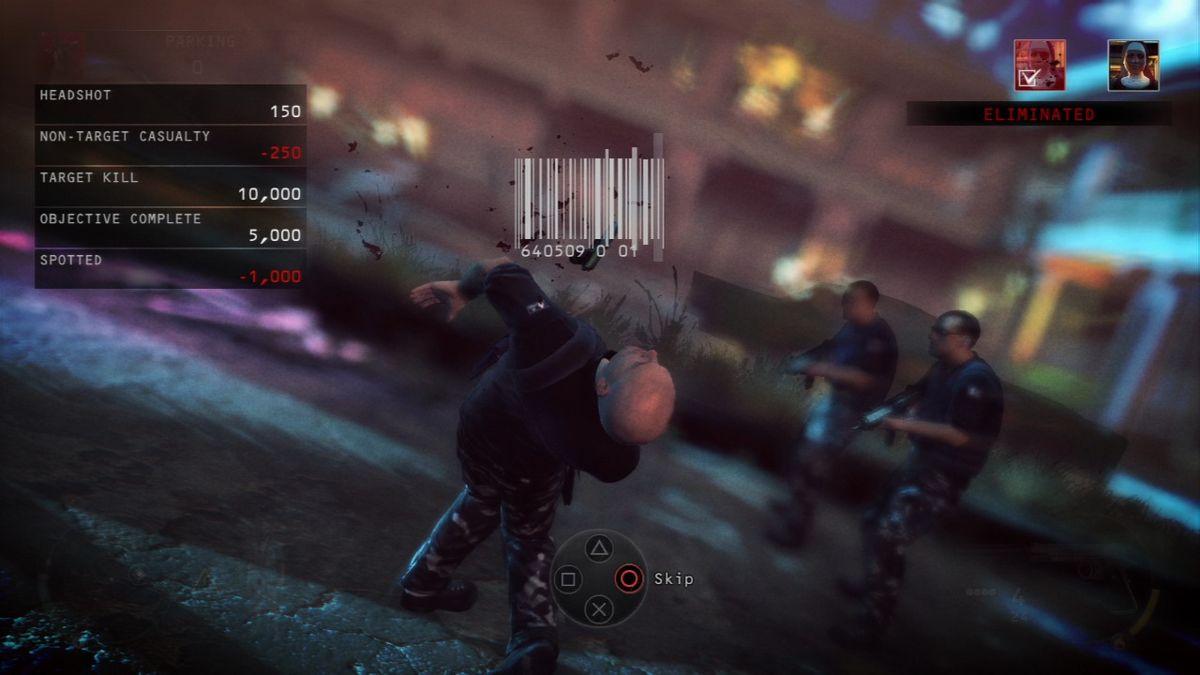 Hitman: Absolution (PlayStation 3) screenshot: With point shooting, kill camera always kicks in.