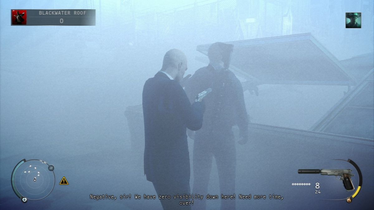 Hitman: Absolution (PlayStation 3) screenshot: Point blank execution