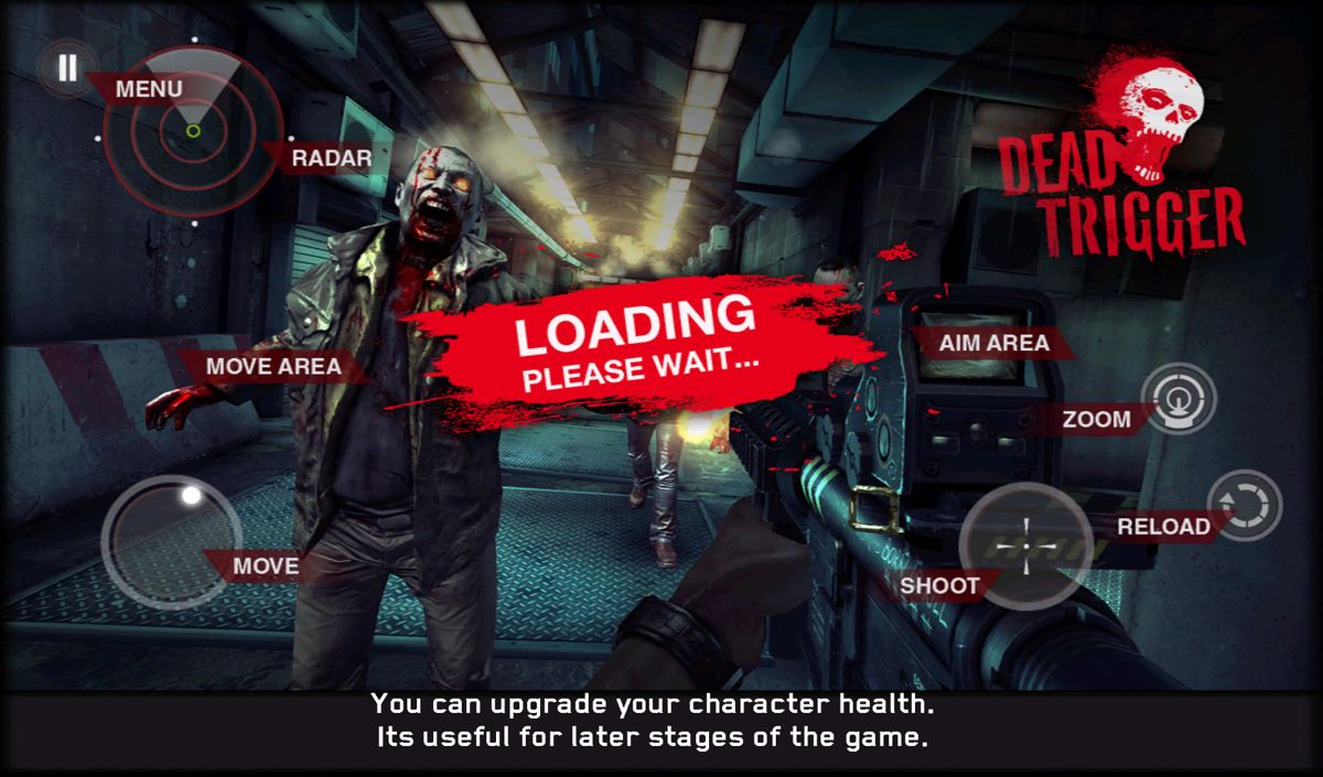 Dead Trigger (Android) screenshot: Loading screen