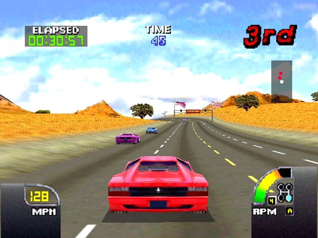 Screenshot of Cruis'n USA (Nintendo 64, 1994) - MobyGames