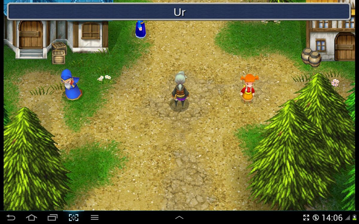 Final Fantasy III (Android) screenshot: Village Ur