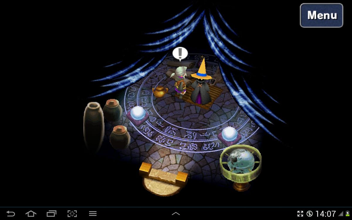 Final Fantasy III (Android) screenshot: Magic shop