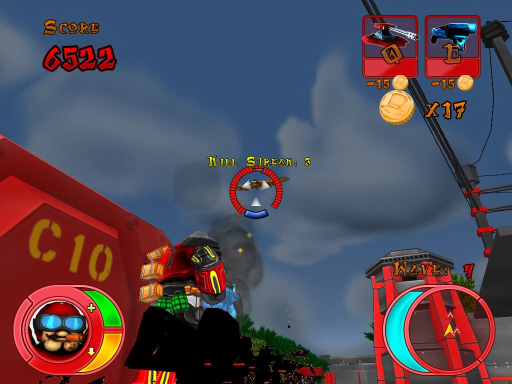 Dinocalypse (Windows) screenshot: First attack from the air