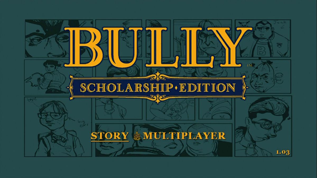 Bully: Scholarship Edition (Xbox 360) screenshot: Start screen