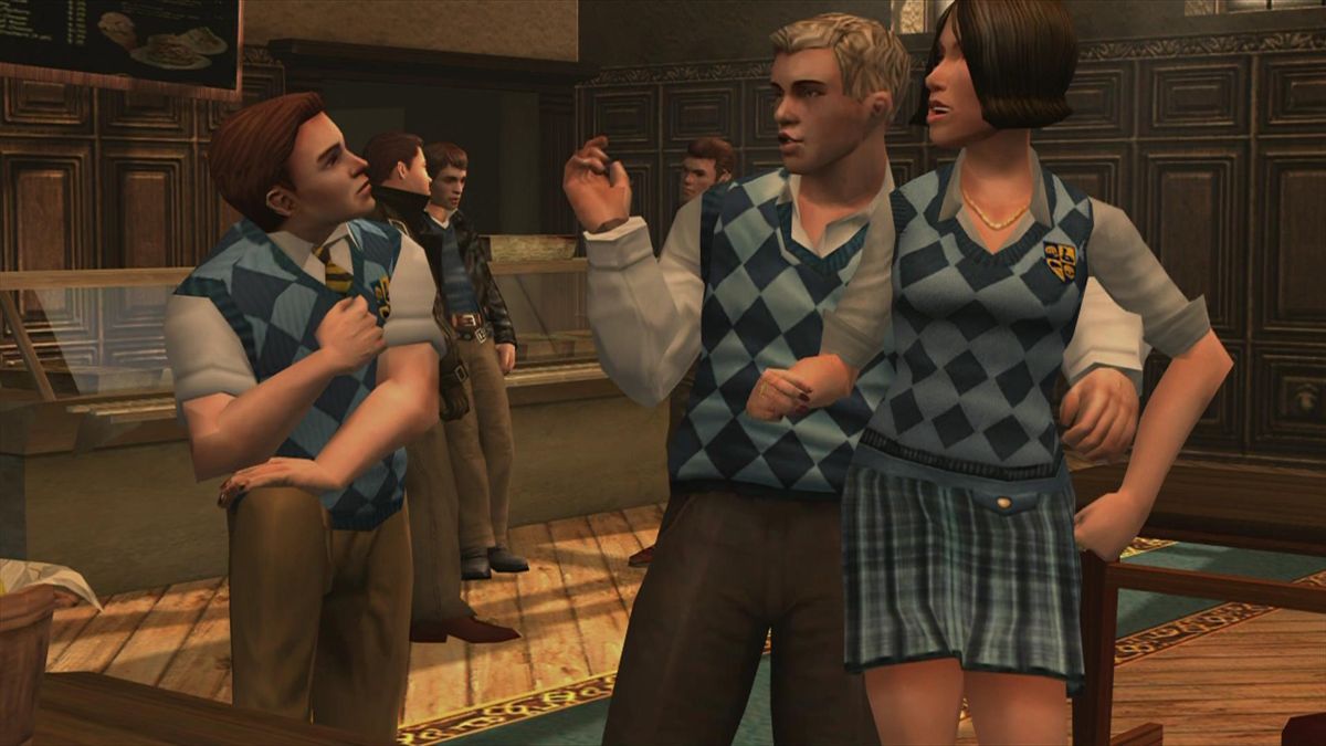 Bully: Scholarship Edition (Xbox 360) screenshot: Meet the preps, one of the five rivaling factions
