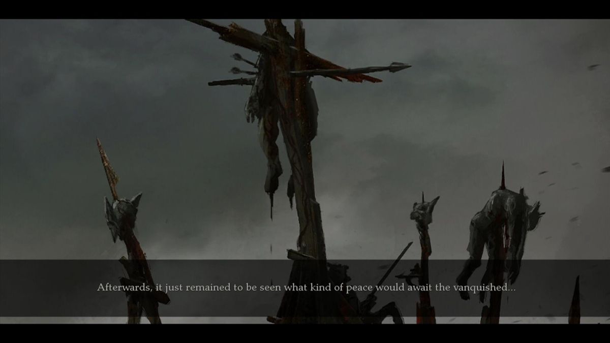 Of Orcs and Men (Xbox 360) screenshot: Introduction to the cruel world of Orcs and Men