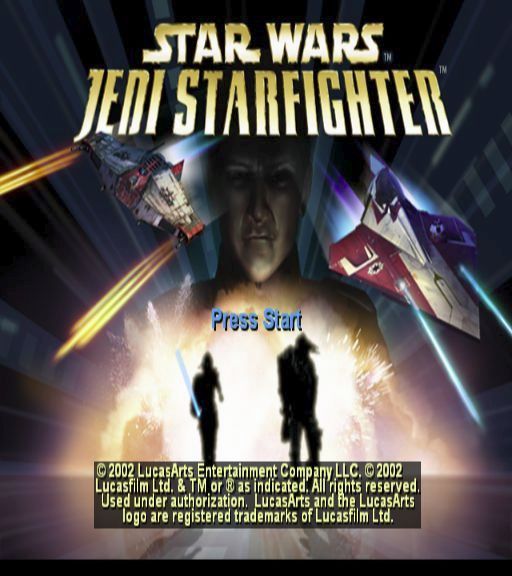 Star Wars: Jedi Starfighter (PlayStation 2) screenshot: The title screen