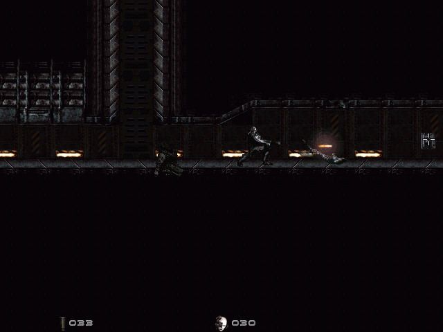 Genocide (Windows) screenshot: Die, robbo!