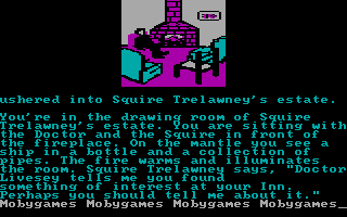 Treasure Island (DOS) screenshot: Squire's estate