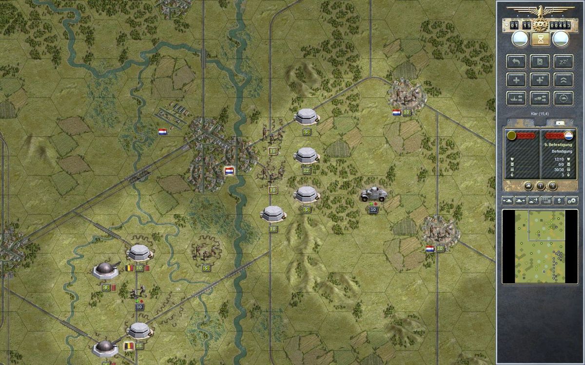 Panzer Corps: Grand Campaign '40 (Windows) screenshot: Strong Defense
