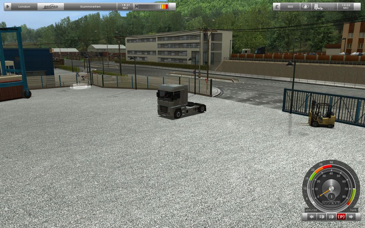 UK Truck Simulator (Windows) screenshot: my new Truck