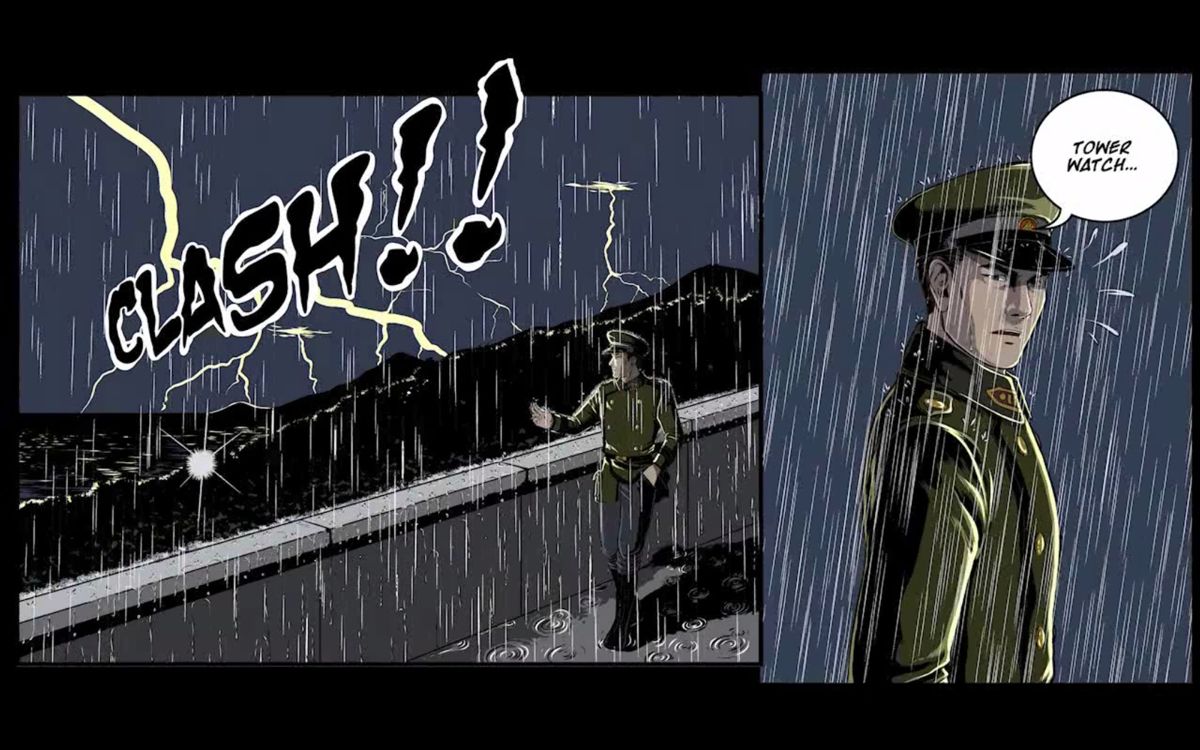 Rise of the Triad (Windows) screenshot: Comic book-styled introduction sequence