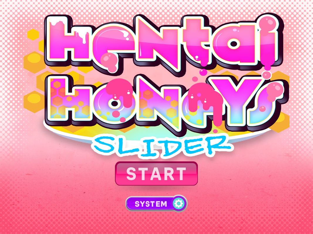 Hentai Honeys Slider (Windows) screenshot: Title screen