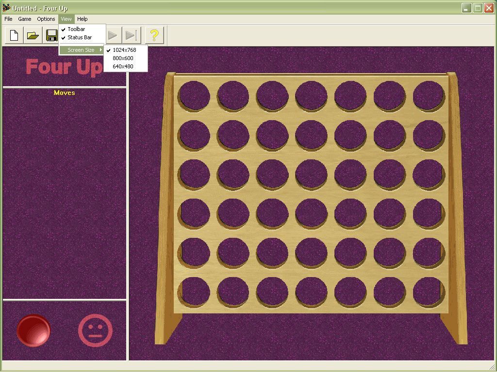 Screenshot of Four Up (Windows, 2006) MobyGames
