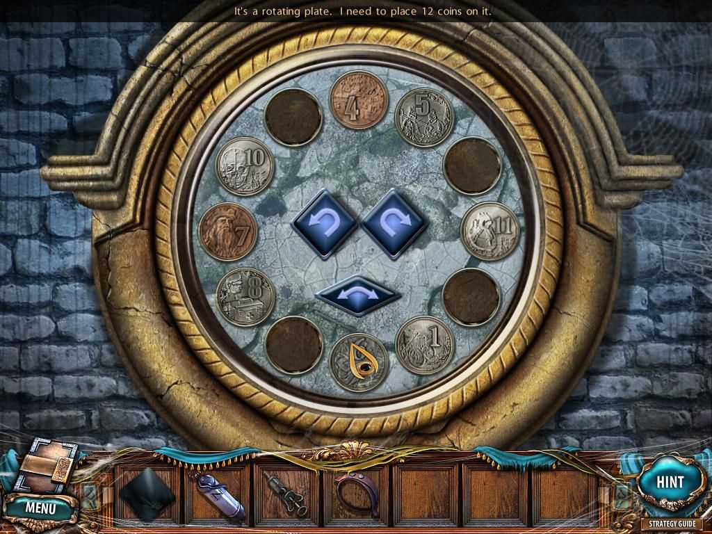 Sacra Terra: Angelic Night (Collector's Edition) (Windows) screenshot: Bonus Chapter - Mortuary coin puzzle