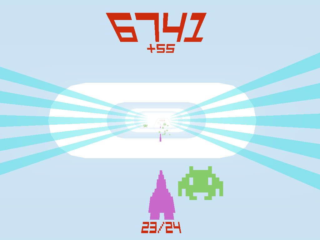 Sync Simple (Windows) screenshot: Close enemies.... Space invader! My old buddy!