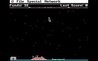 Armor Alley (DOS) screenshot: Demo (CGA)