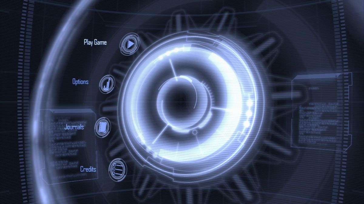 Dark Void (PlayStation 3) screenshot: Main menu.