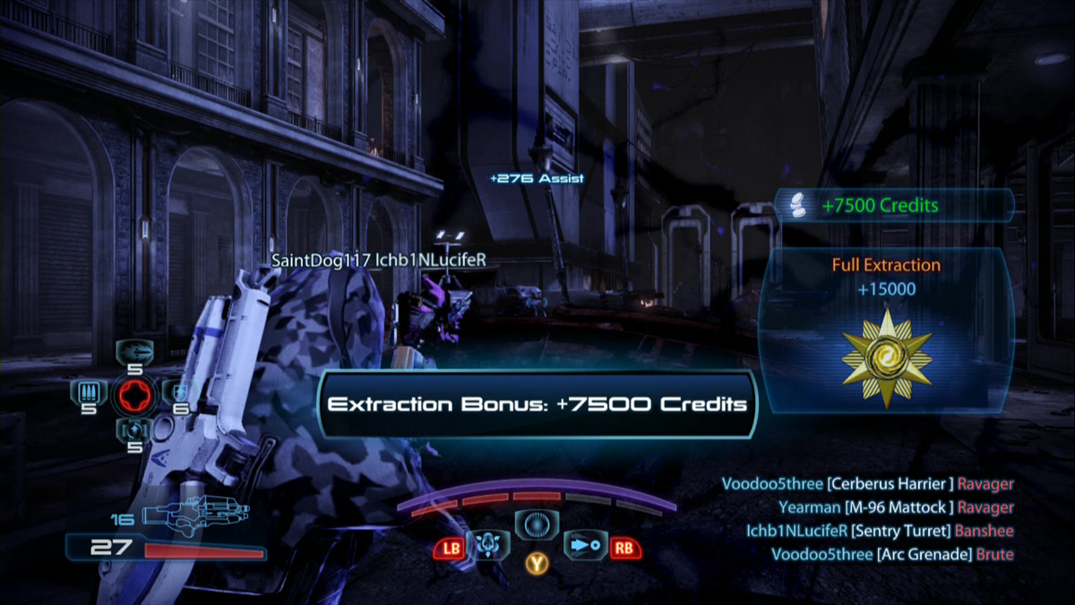 Mass Effect 3: Earth Multiplayer Expansion (Xbox 360) screenshot: Full extraction on Firebase London!