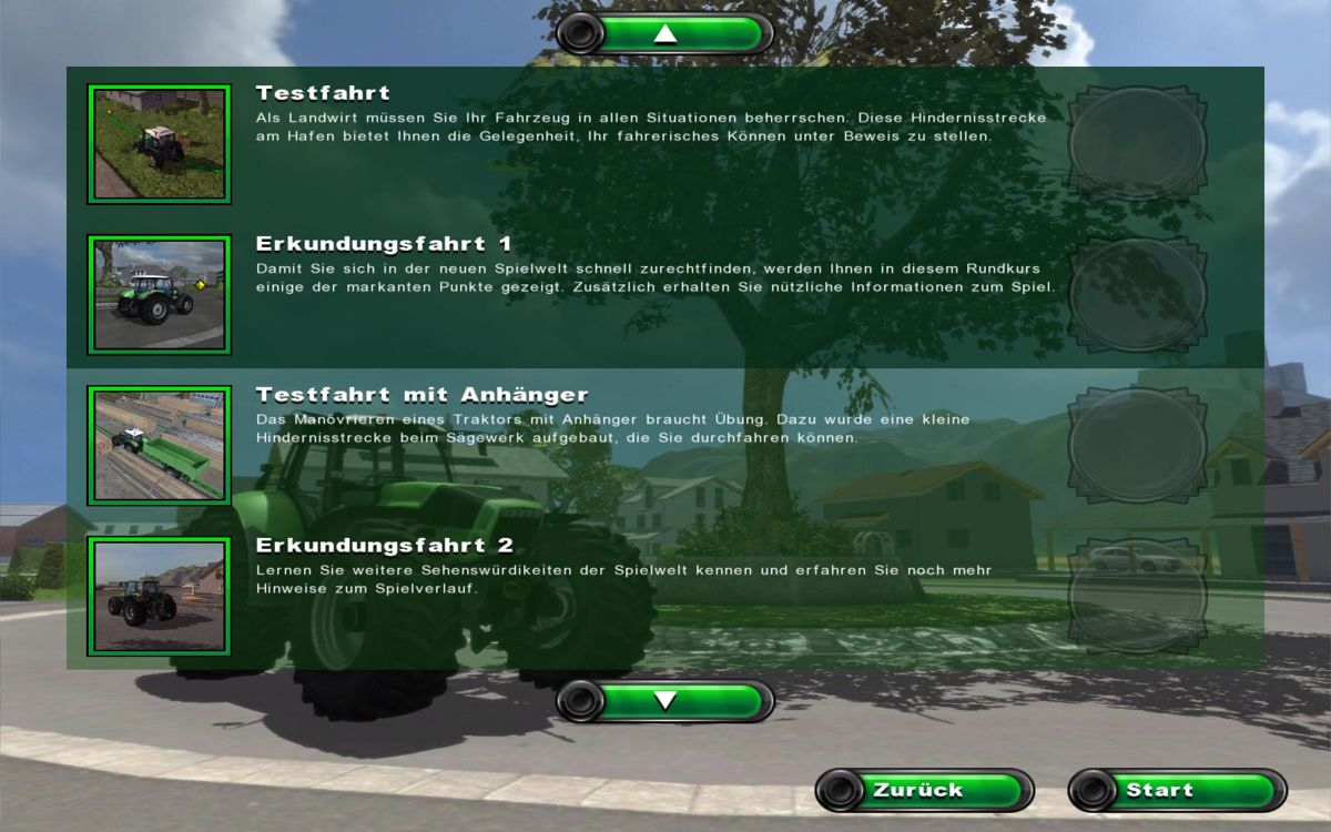 Farming Simulator 2011 (Windows) screenshot: training