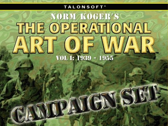 Norm Koger's The Operational Art of War Vol 1: 1939-1955 - Battle Pack I Scenario Add-on Disk (Windows) screenshot: Start screen