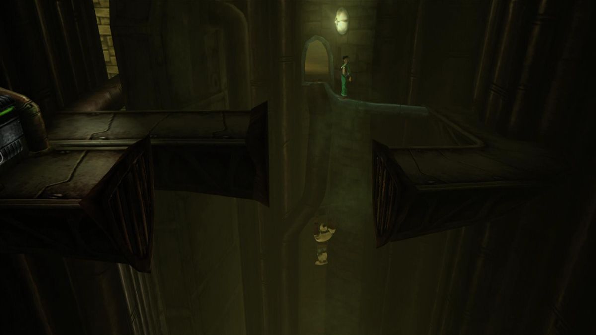 Beyond Good & Evil (Xbox 360) screenshot: ... and the ends up in awkward situations