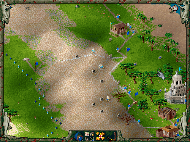 The Settlers II: Mission CD (DOS) screenshot: Geologists