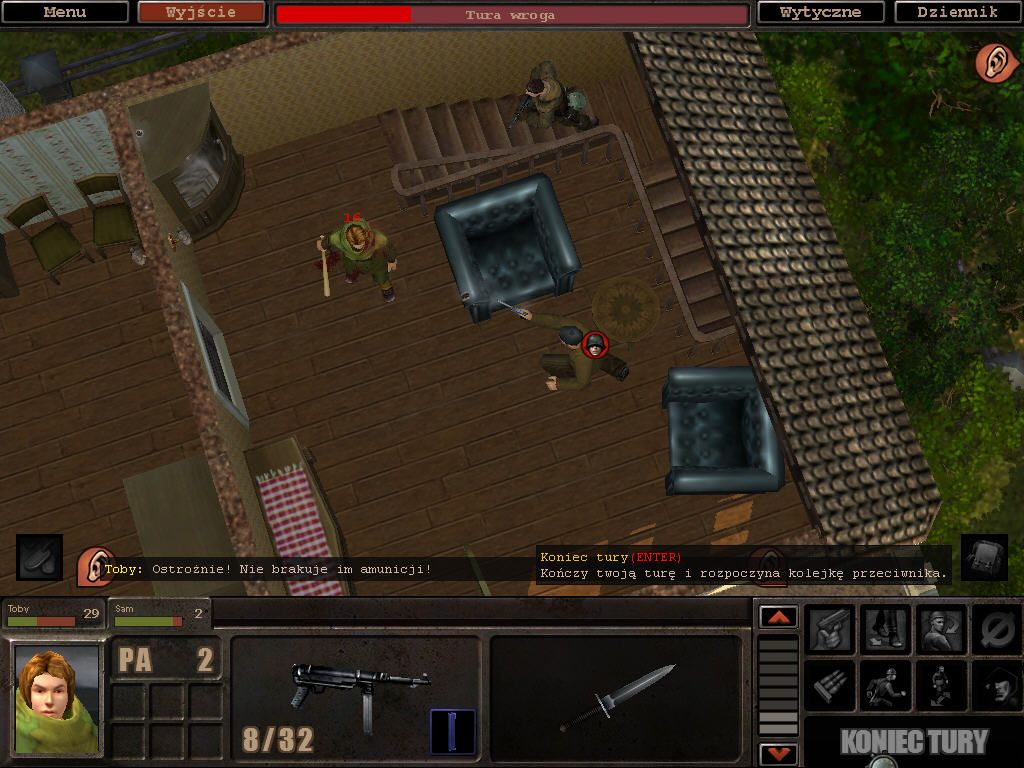 S3: Silent Storm - Sentinels (Windows) screenshot: I better change weapon...