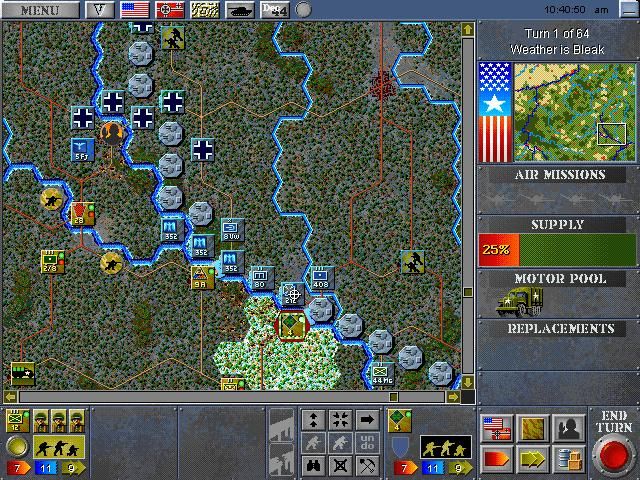 Decisive Battles of WWII: Ardennes Offensive (Windows) screenshot: Air Missions