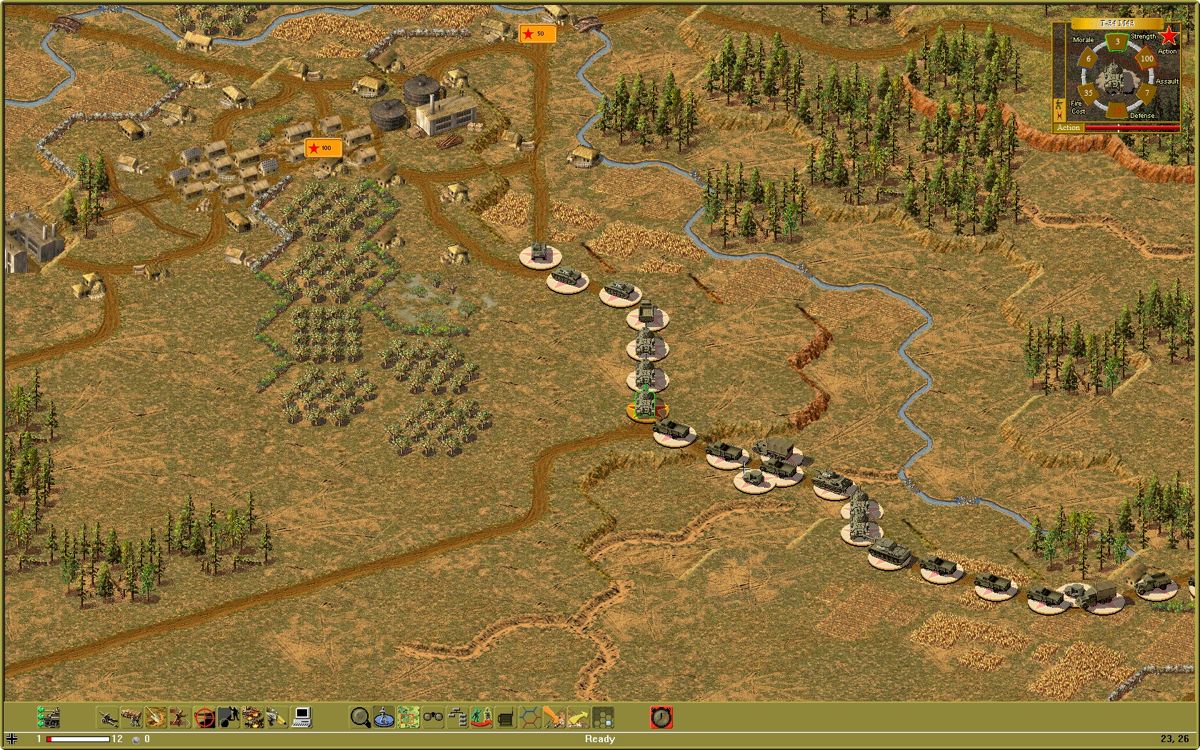 TalonSoft's East Front 2 (Windows) screenshot: Russian Troops
