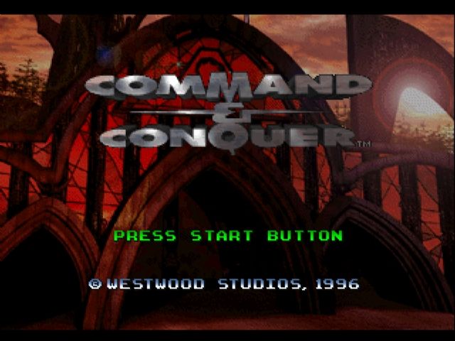 Command & Conquer (PlayStation) screenshot: NOD title screen