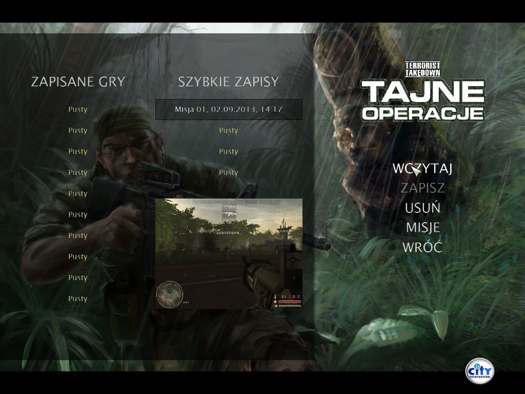 Terrorist Takedown: Covert Operations (Windows) screenshot: Load game