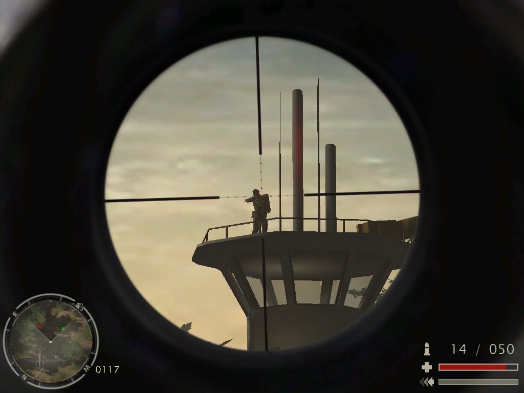 Terrorist Takedown: Covert Operations (Windows) screenshot: I see you, bastard. Die!