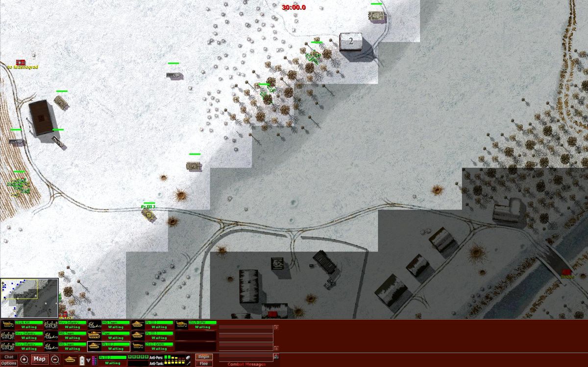Close Combat: Cross of Iron (Windows) screenshot: deployment phase
