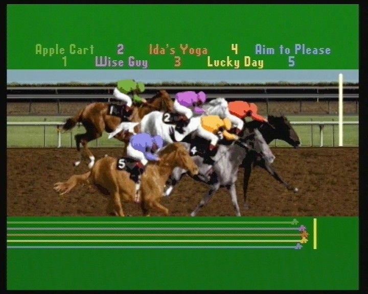 A Great Day at the Races (CD-i) screenshot: Near the finish