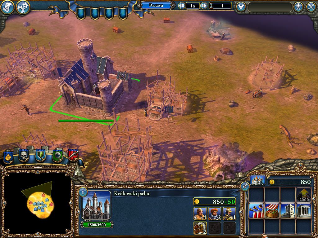 Majesty 2: The Fantasy Kingdom Sim (Windows) screenshot: Builds, builds...