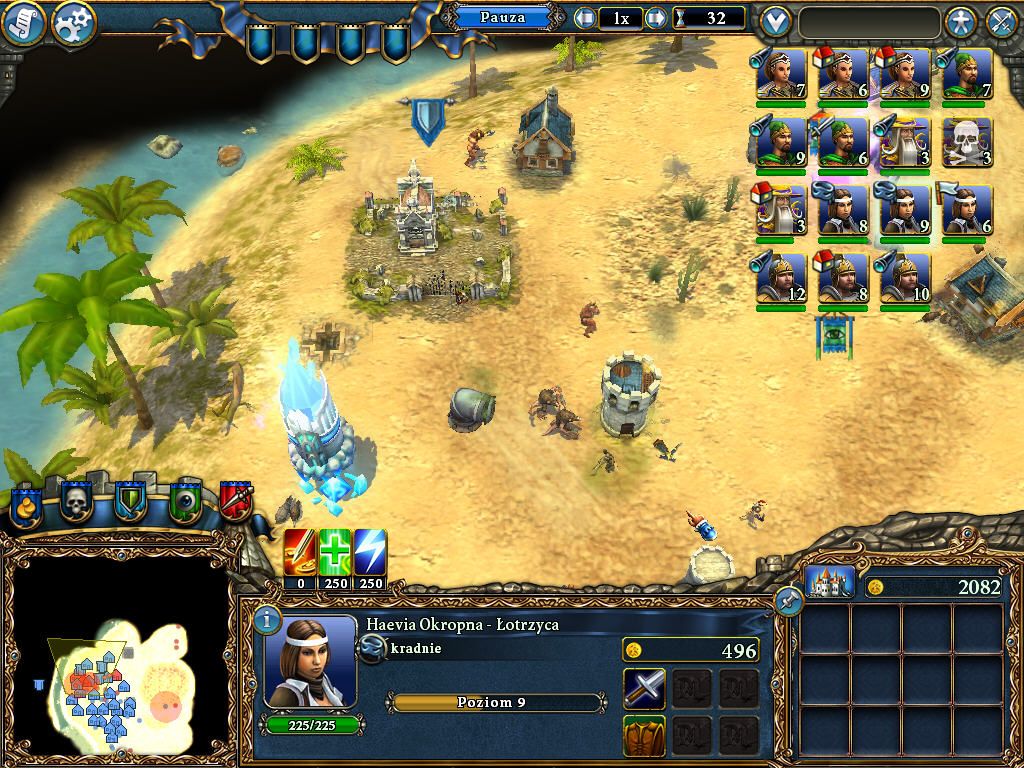 Majesty 2: The Fantasy Kingdom Sim (Windows) screenshot: Attack on tower
